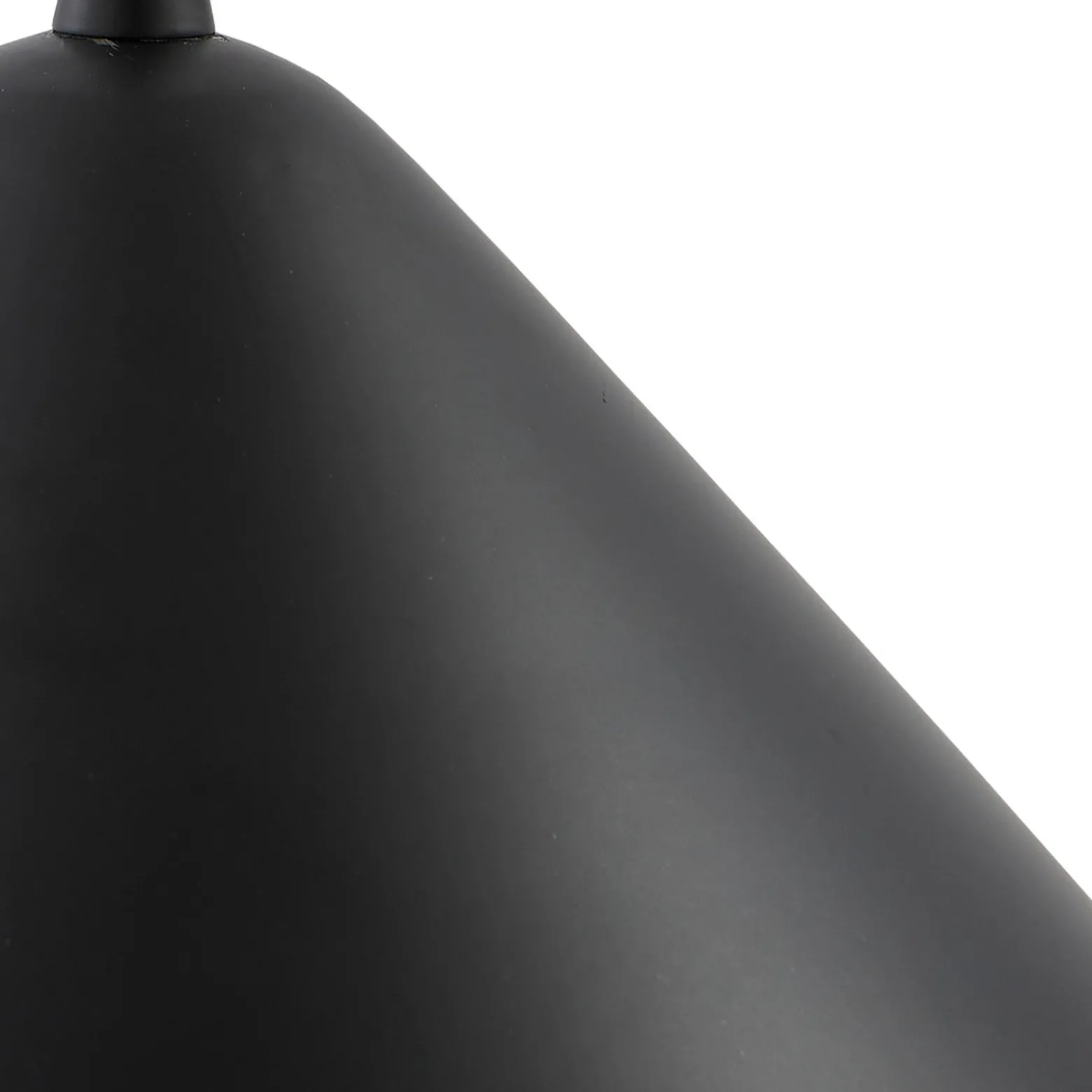 Lámpara colgante Lindby Clarine, negro/blanco, Ø 32 cm, metal