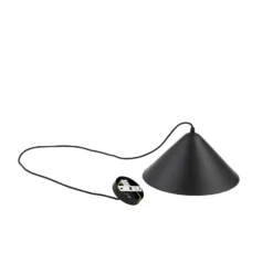 Lámpara colgante Lindby Clarine, negro/blanco, Ø 32 cm, metal