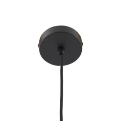 Lámpara colgante Lindby Doroteo, 25 cm, 1 luz, ámbar, cristal