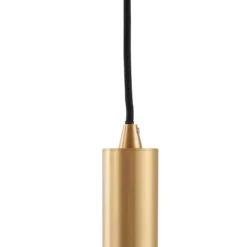 Lámpara colgante Lindby Doroteo, 6 luces, verde/ámbar/gris, cristal