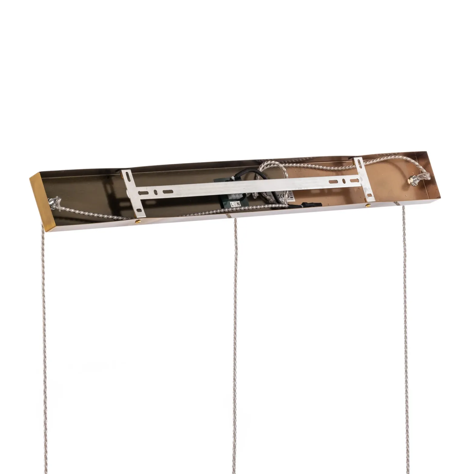 Lámpara colgante Lindby Drakar, 3 luces, ámbar, cristal, Ø 19,5 cm