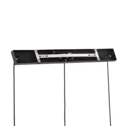 Lámpara colgante Lindby Drakar, 3 luces, azul claro, cristal, Ø 25 cm