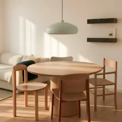 Lámpara colgante Lindby Elover, verde claro, Ø 45 cm, hierro