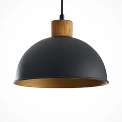 Lámpara colgante Lindby Flurin, 3 luces, 107 cm, negra, metal