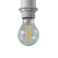 Lámpara colgante Lindby Helin, blanca, Ø 35 cm, tela