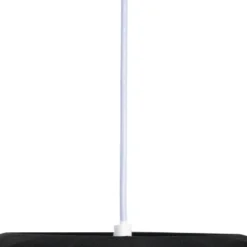 Lámpara colgante Lindby Helin negro/blanco/gris, Ø 60 cm, 3 luces.