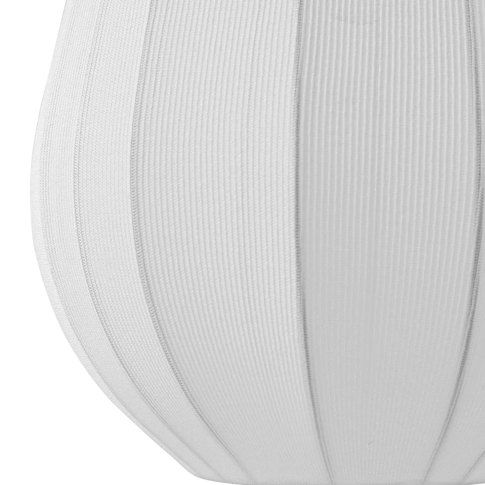Lámpara colgante Lindby Helin, blanca, Ø 30 cm, tela