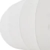 Lámpara colgante Lindby Helin, blanca, Ø 70 cm, textil, 3 x E27