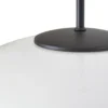 Lámpara colgante Lindby Hikari, Ø 30 cm, blanca, cristal, E14