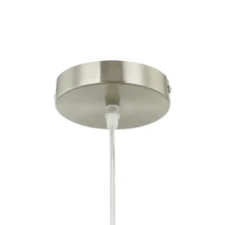 Lámpara colgante Lindby Jadwiga, Ø 45 cm, bambú, E27