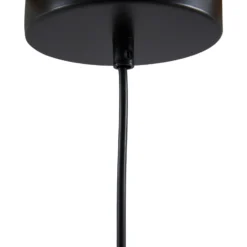 Lámpara colgante Lindby Jarl, azul, metal, Ø 35 cm, G9