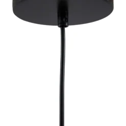 Lámpara colgante Lindby Jarl, marrón, metal, Ø 35 cm, G9