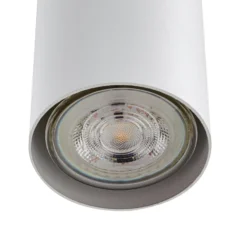 Lámpara colgante Lindby Joffrey, 76 cm, blanca, 4 luces, GU10