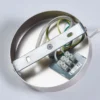 Lámpara colgante Lindby Letty, Ø 39 cm, color níquel, metal, E27