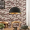 Lámpara colgante Lindby Leya, negro/oro, metal, Ø 30 cm, E27