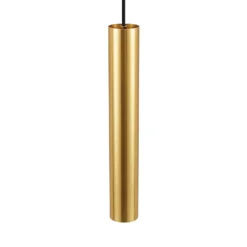 Lámpara colgante Lindby Linaro, 40 cm, dorada, monofásica, GU10