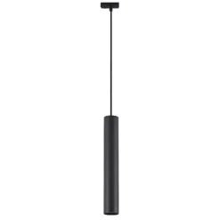 Lámpara colgante Lindby Linaro, 40 cm, negra, 1 fase, GU10