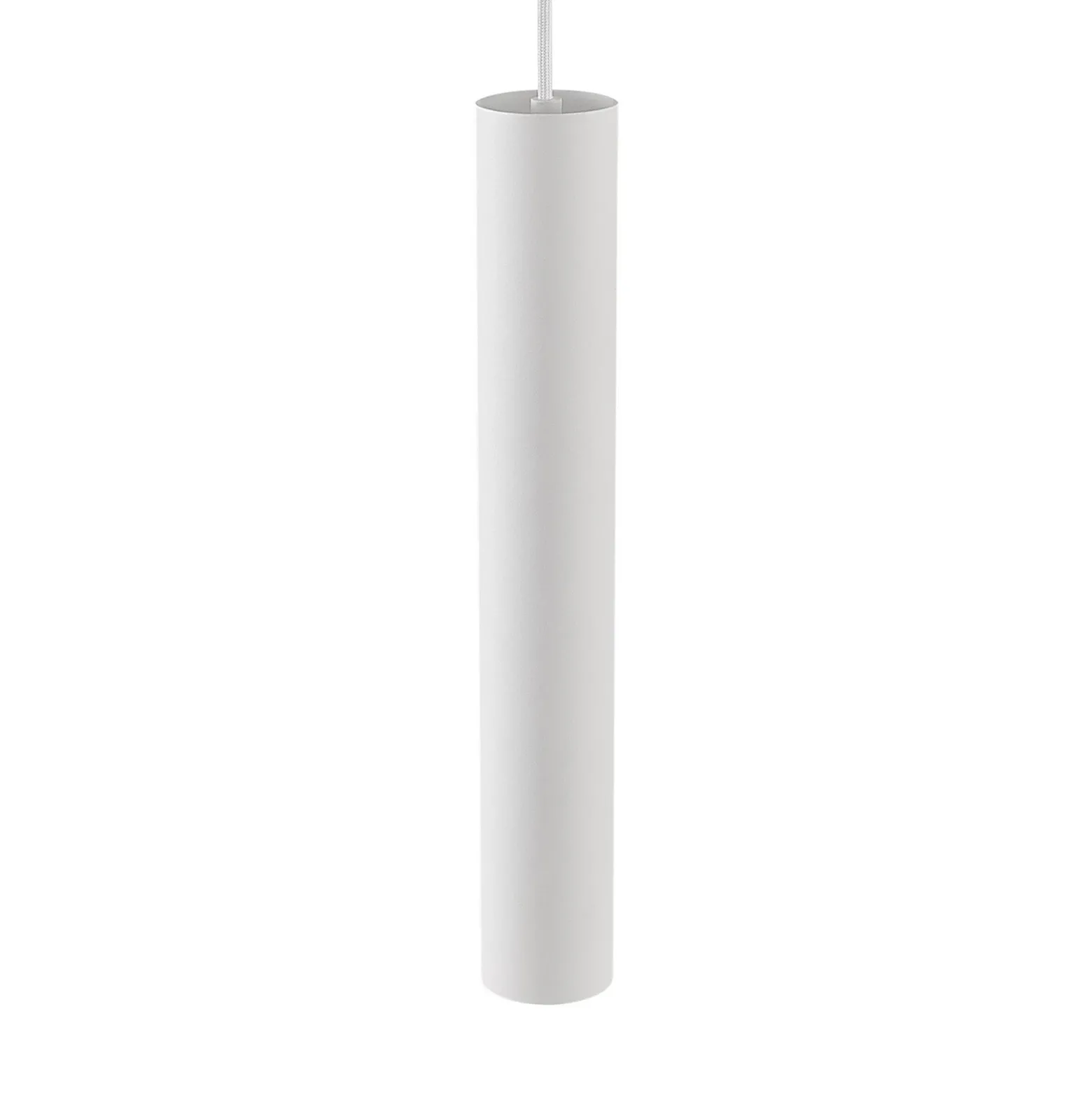 Lámpara colgante Lindby Linaro, 40 cm, blanca, monofásica, GU10