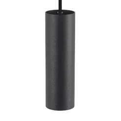 Lámpara colgante Lindby Linaro, 20 cm, negra, 1 fase, GU10