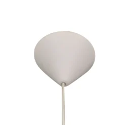 Lámpara colgante Lindby Magali, blanca, papel, Ø 45 cm, E27
