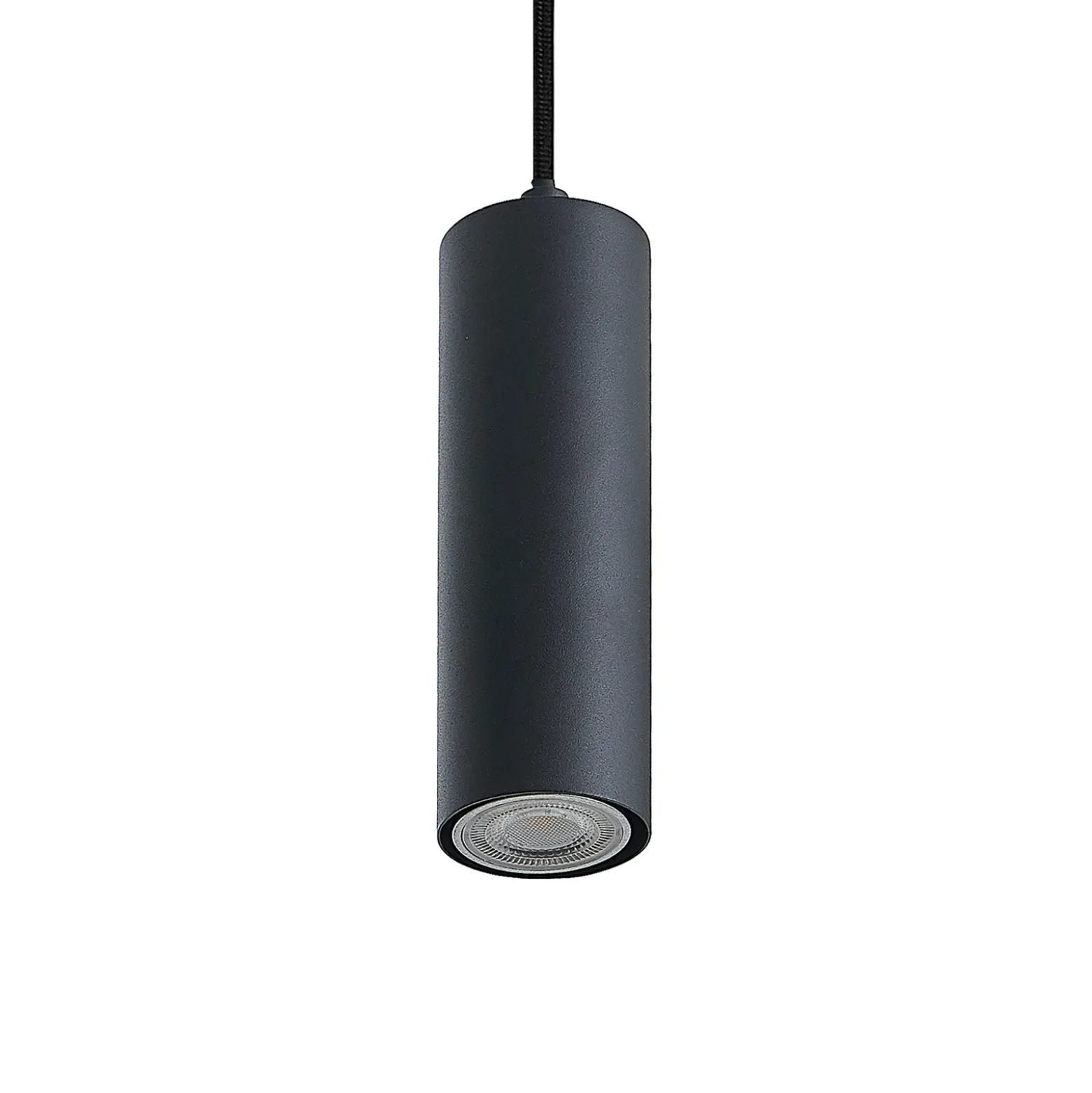 Lámpara colgante Lindby Maniva. 60 cm, 4 luces, negro, GU10