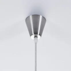 Lámpara colgante Lindby Marike, Ø 30 cm, blanca, cristal, globo, E27