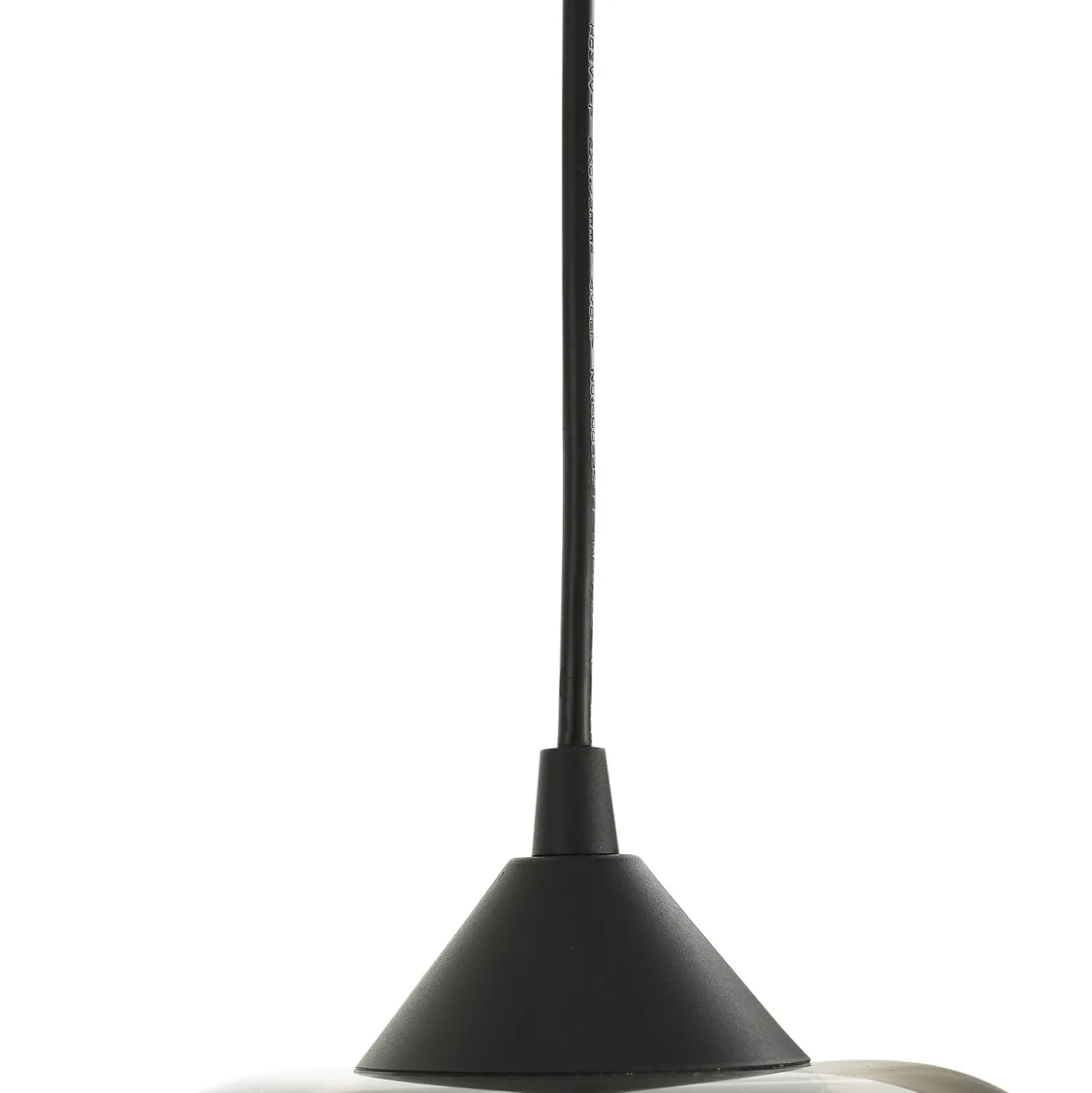Lámpara colgante Lindby Marla, redonda, cristal, gris humo, 50 cm