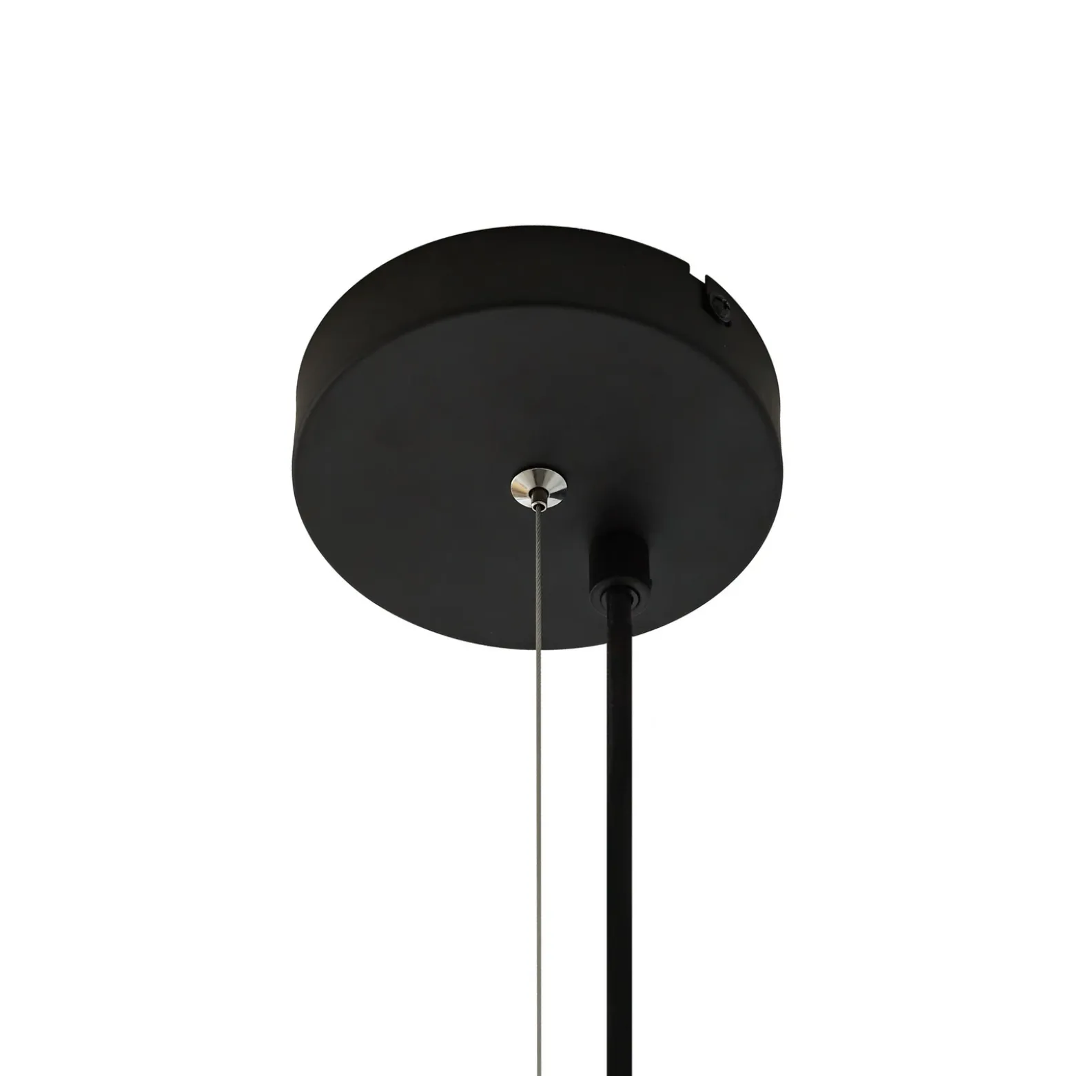 Lámpara colgante Lindby Orliana, Ø 35 cm, ámbar, cristal