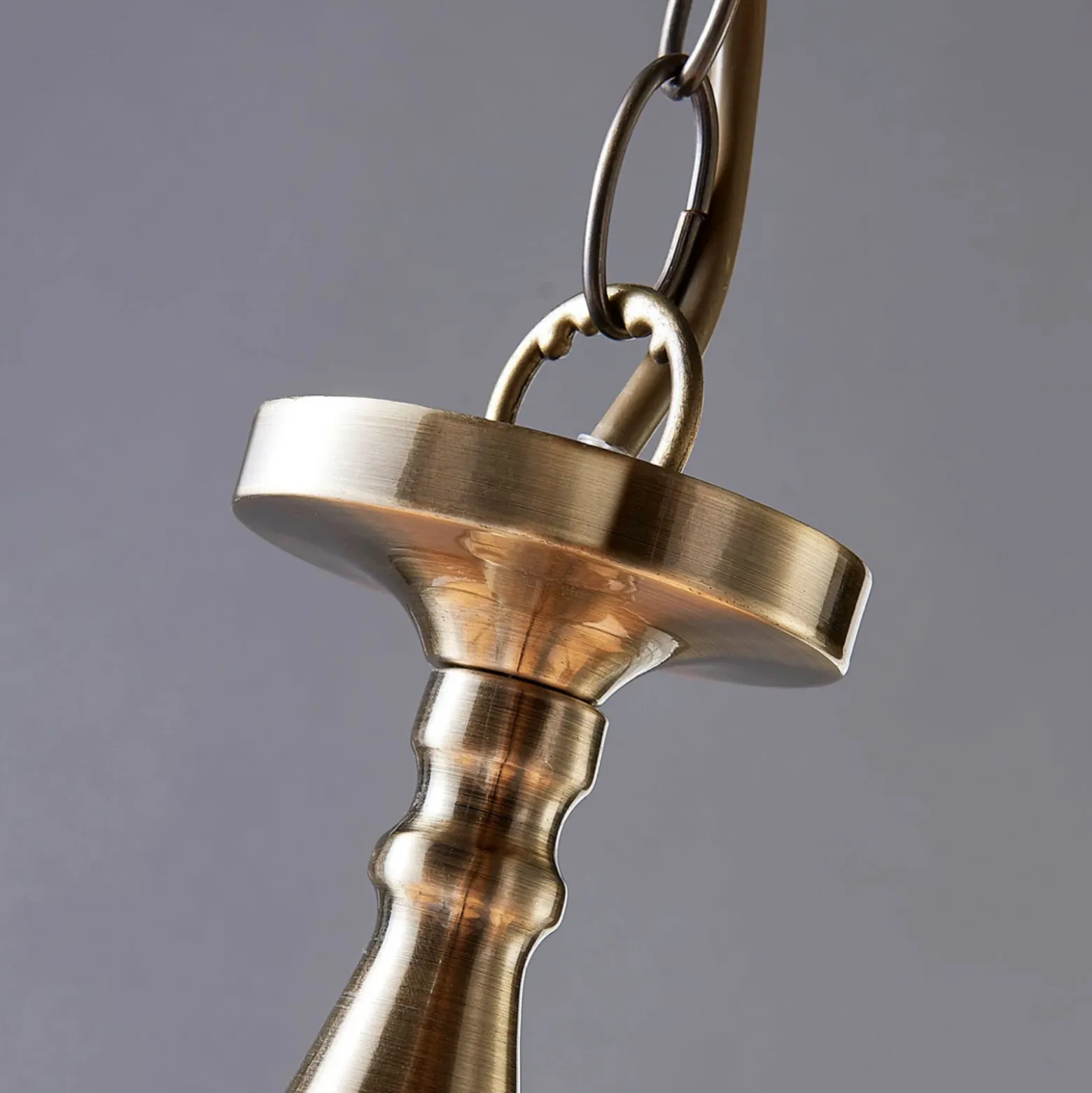 Lámpara colgante Lindby Otis, Ø 68 cm, 5 luces, blanca, cristal, E27