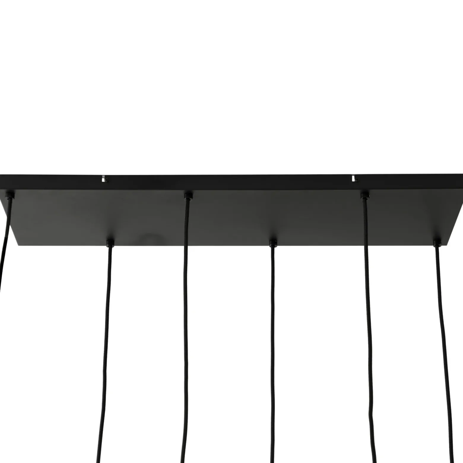 Lámpara colgante Lindby Ovelia, marrón/café/beige, 6 luces, E27