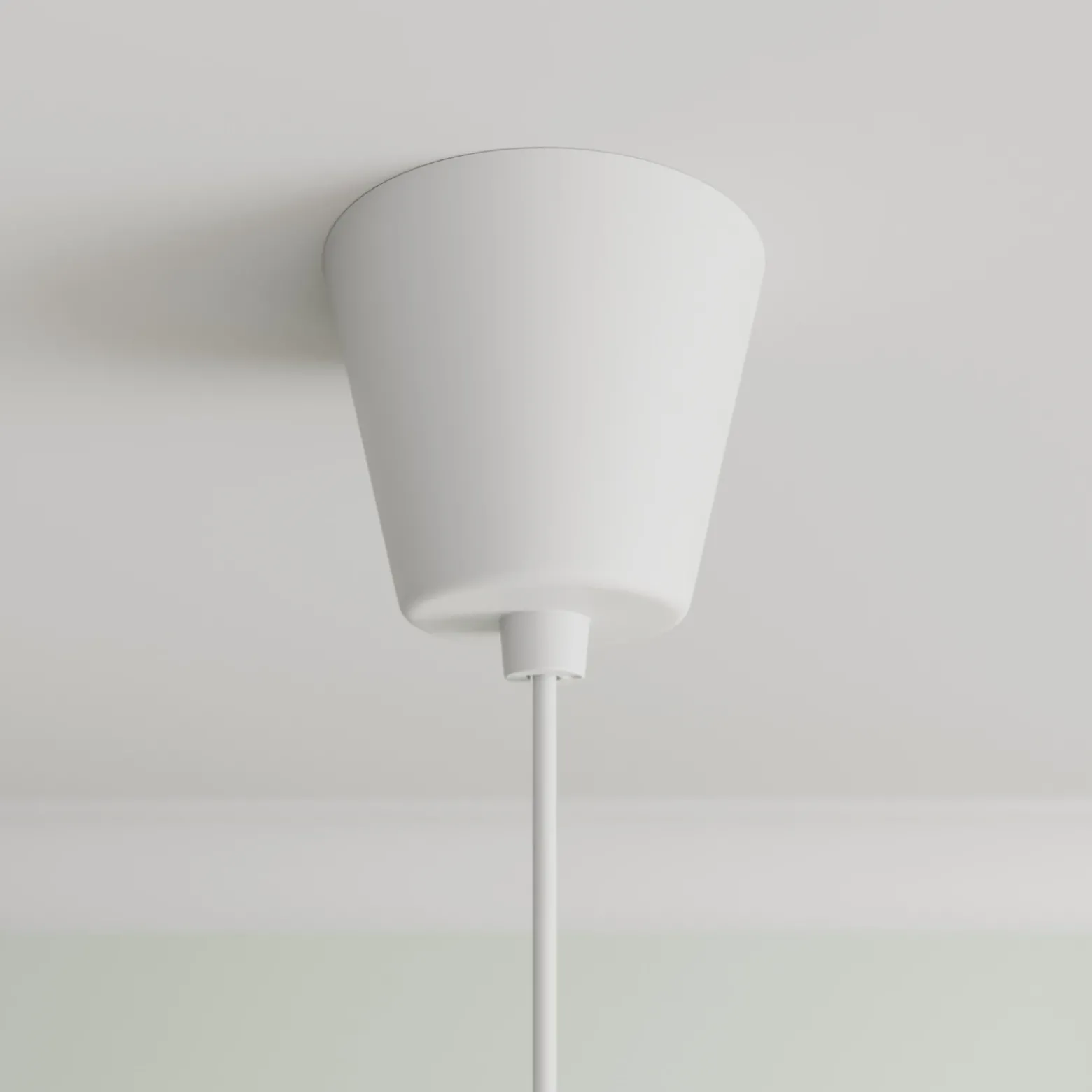 Lámpara colgante Lindby Simaria, blanca, de tela, Ø 60 cm, E27