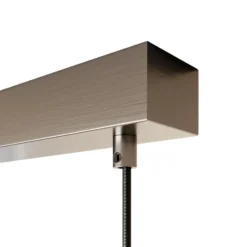 Lámpara colgante Lindby Sofian, ámbar, cristal, 100 cm, 3 luces.