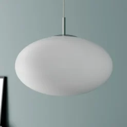 Lámpara colgante Lindby Sonika, Ø 40 cm, color níquel, cristal, E27