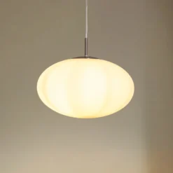 Lámpara colgante Lindby Sonika, Ø 40 cm, color níquel, cristal, E27