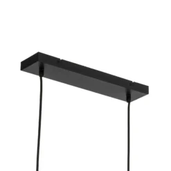 Lámpara colgante Lindby Trebale, E27, Ø 28 cm, 3 luces, madera