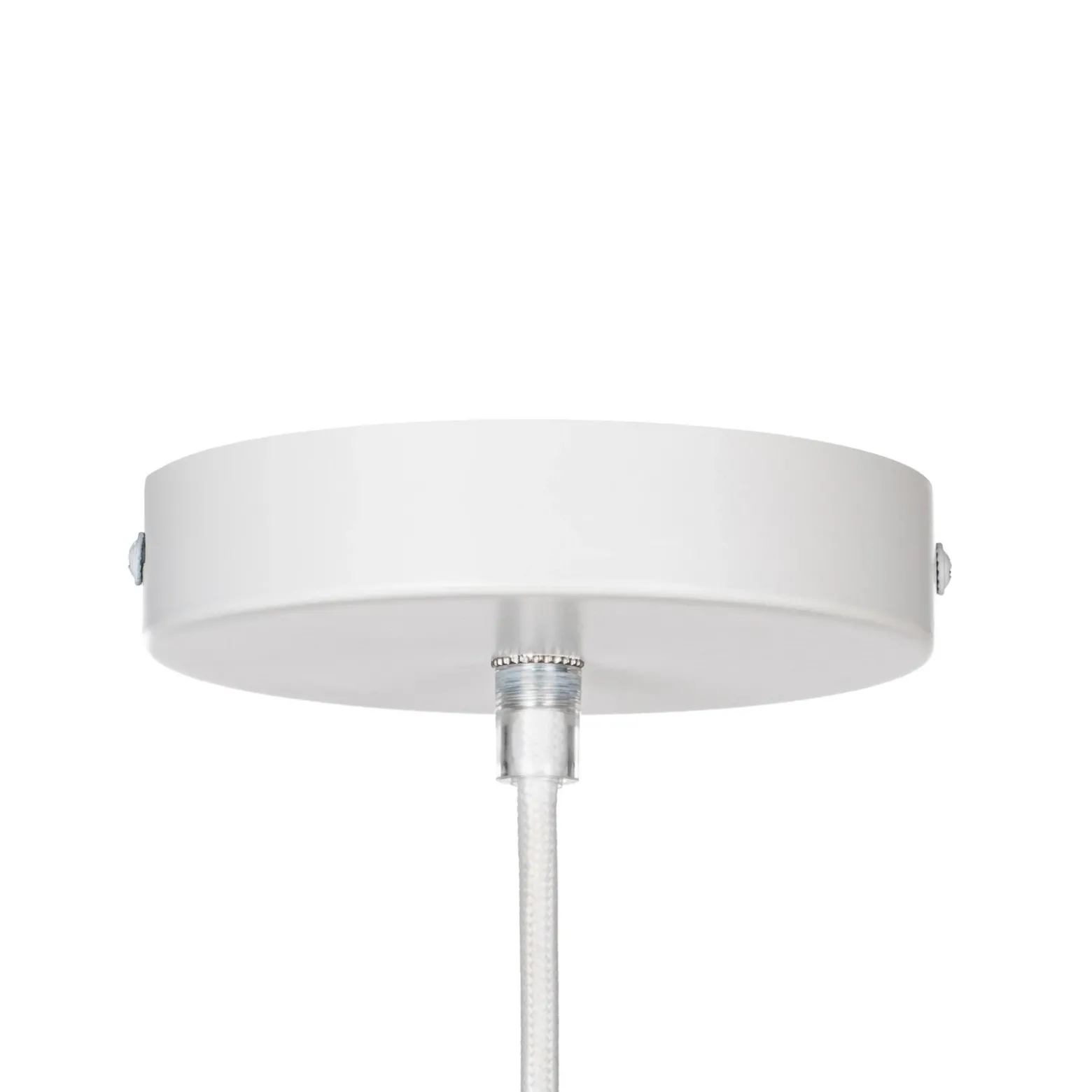 Lámpara colgante Lindby Winslow, blanco crema, Ø 35 cm, E27