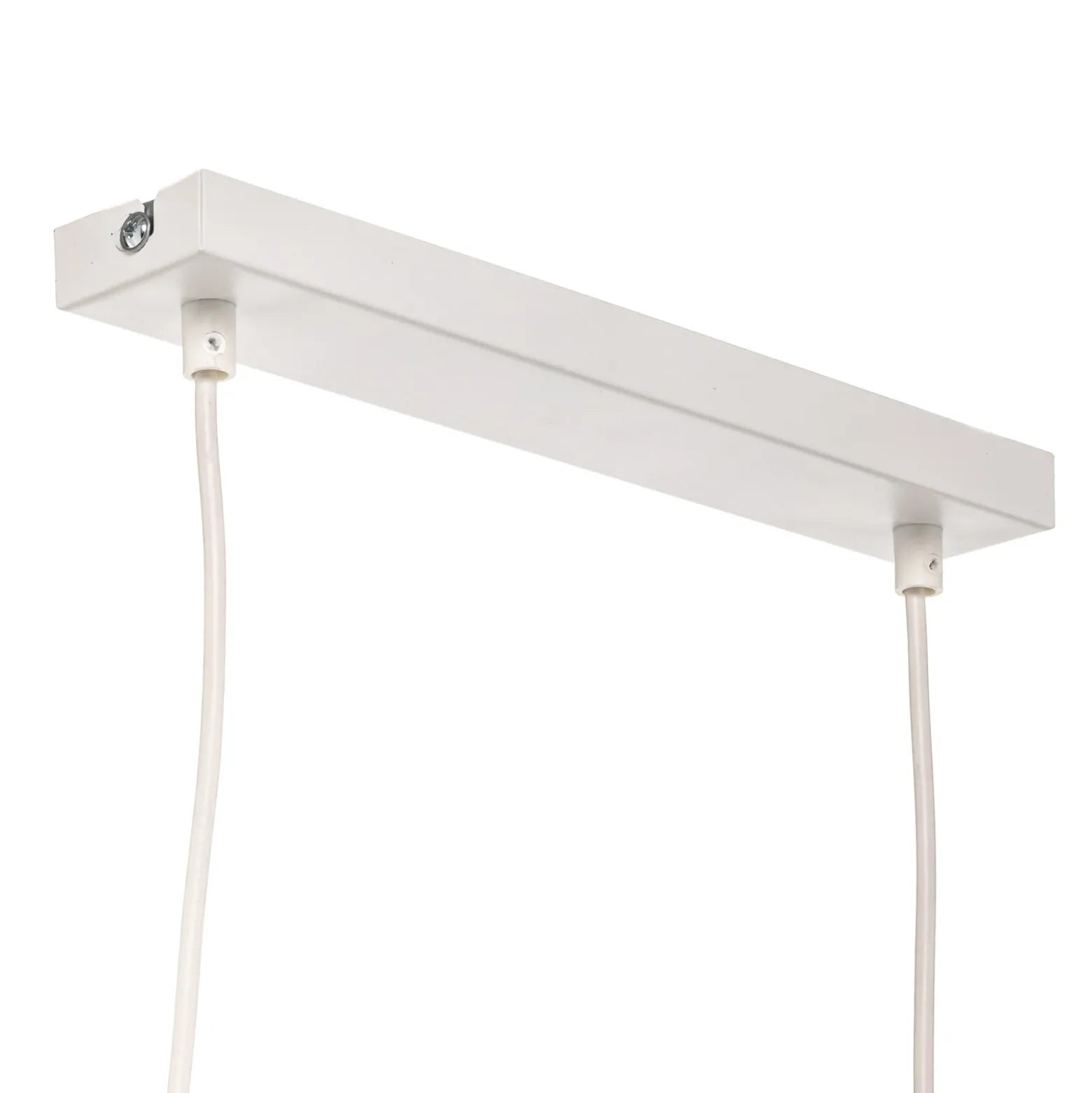 Lámpara colgante Linobianco, lineal, 4 luces
