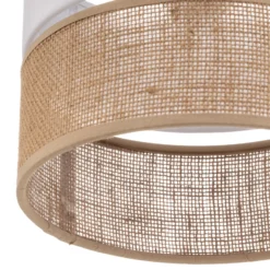 Lámpara colgante Linobianco, redonda, 3 luces