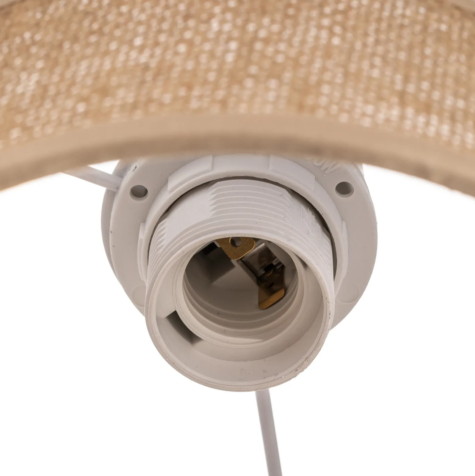 Lámpara colgante Linobianco, redonda, 3 luces