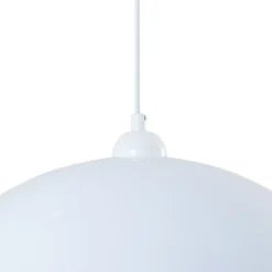 Lámpara colgante Lipeo, blanco/dorado, Ø 50 cm, metal, E27