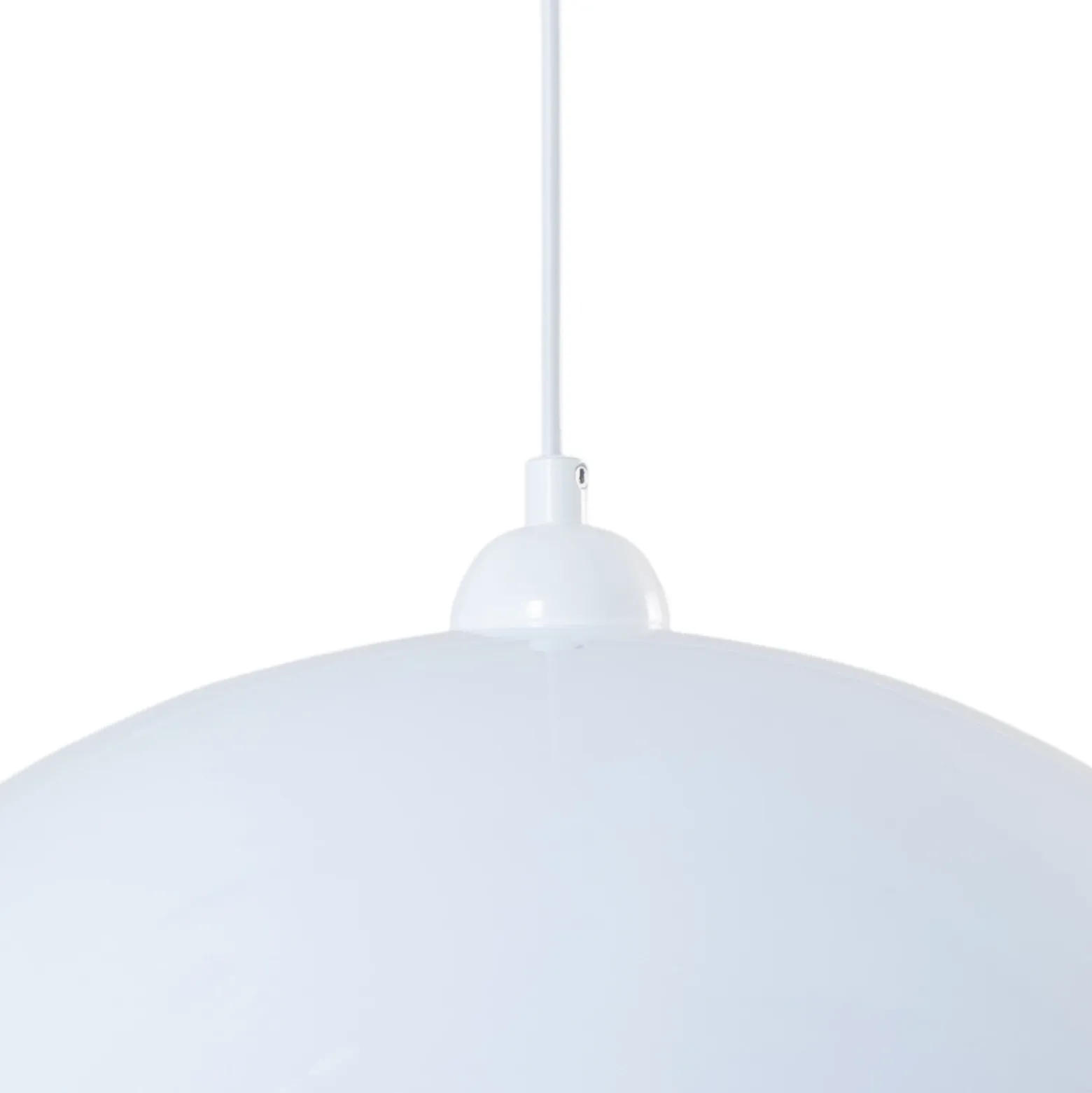 Lámpara colgante Lipeo, blanco/dorado, Ø 50 cm, metal, E27