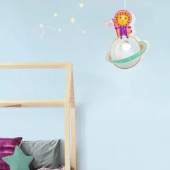 Lámpara colgante Lowe para habitación infantil Little Astronauts