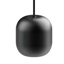 Lámpara colgante Lucande Narion, negra/de colores, 7 luces.