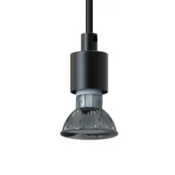 Lámpara colgante Lucande Narion, negra/de colores, 6 luces