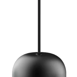 Lámpara colgante Lucande Narion, negra/de colores, 5 luces