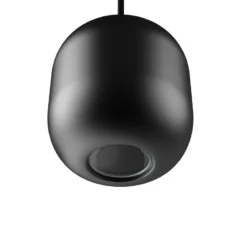 Lámpara colgante Lucande Narion, negra/de colores, 5 luces