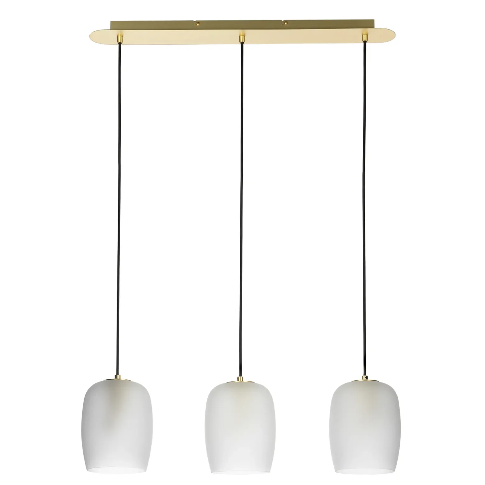 Lámpara colgante Lucande Taylan de 3 luces, alargada