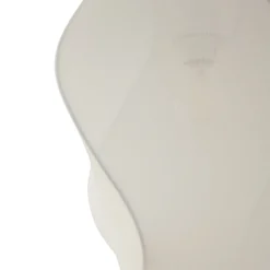 Lámpara colgante Lucande Tovina, textil, blanca, Ø35 cm