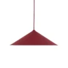 Lámpara colgante Lume L, color burdeos, metal, Ø 40 cm, GX53