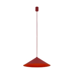 Lámpara colgante Lume L, color burdeos, metal, Ø 40 cm, GX53